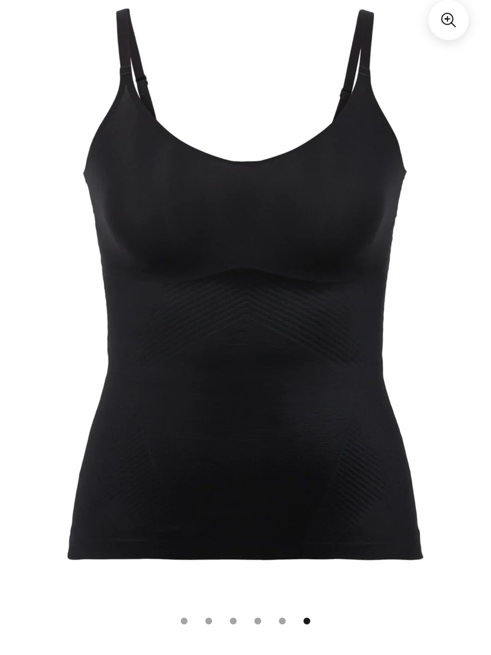 SPANX Black Seamless Shaping Cami Tank